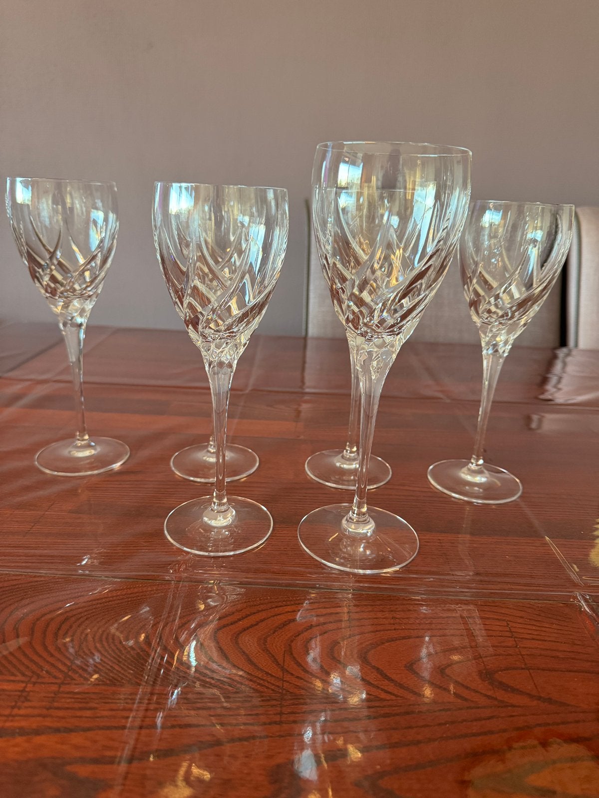 Wedgwood Toscane, wijnglazen, Ophalen of Verzenden