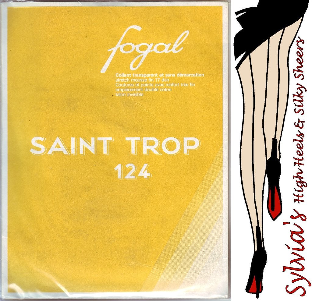 Fogal Saint Trop 124 allsheer 17 denier panty maat M, Fogal, Verzenden, Paars, Nieuw