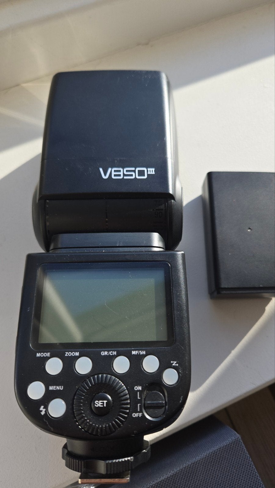 Godox V850III Flitser, Ophalen of Verzenden, Zo goed als nieuw, Overige merken, Kantelbaar