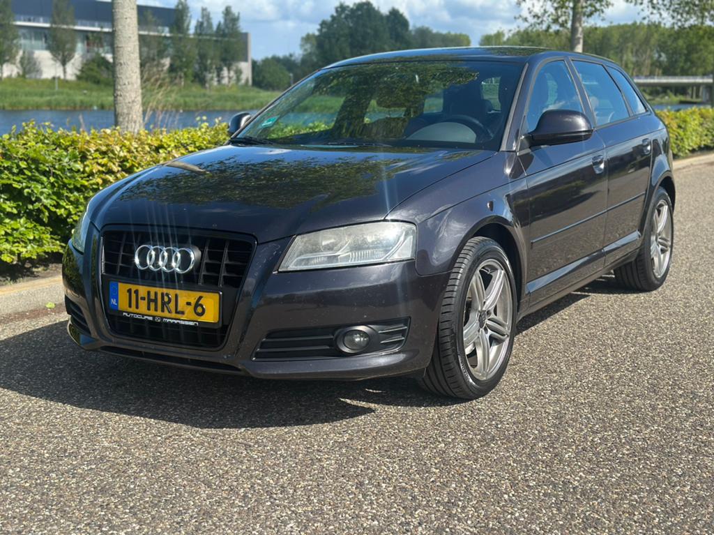 Audi A3 1.4 Tfsi 92KW Sportback S-tronic 2009 Grijs, 125 pk, 4 cilinders, Origineel Nederlands, 690 kg