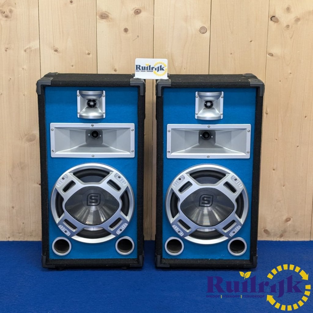 SkyTec 178.500 8 ohm 400W Disco speakerset - Nette staat, Audio, Tv en Foto, Luidsprekers, Zo goed als nieuw