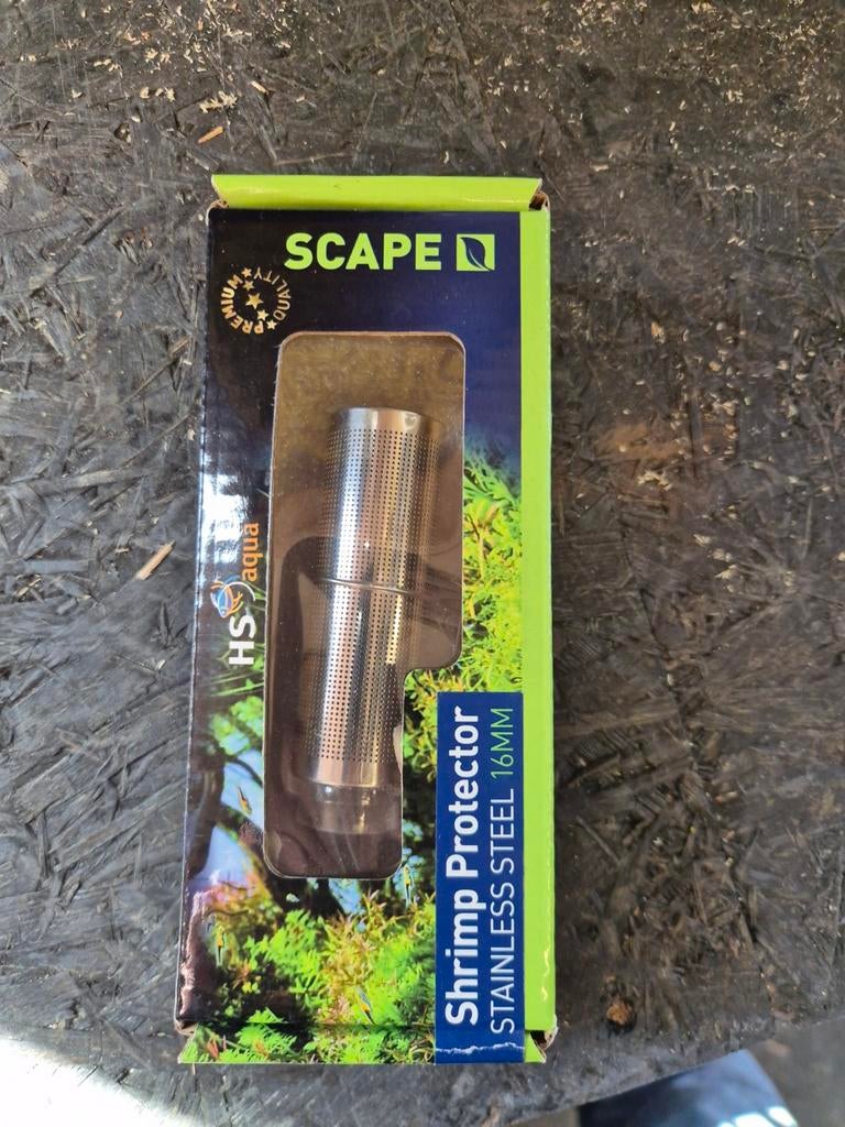HS Aqua RVS Shrimp Protector 16mm, Dieren en Toebehoren, Vissen | Aquaria en Toebehoren, Ophalen, Nieuw, Filter