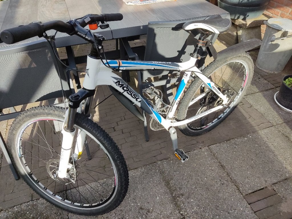Mosso ALV201 26 inch Mountainbike (Maat M) – Schijfremmen, Hardtail, 45 tot 49 cm, Zo goed als nieuw, Schijfrem