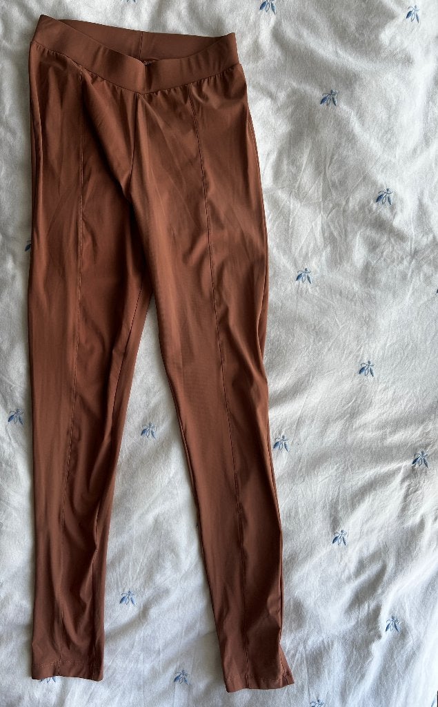 Zoso travel stof camel legging  nieuw maat XS, Legging, Bruin, Nieuw, Overige maten