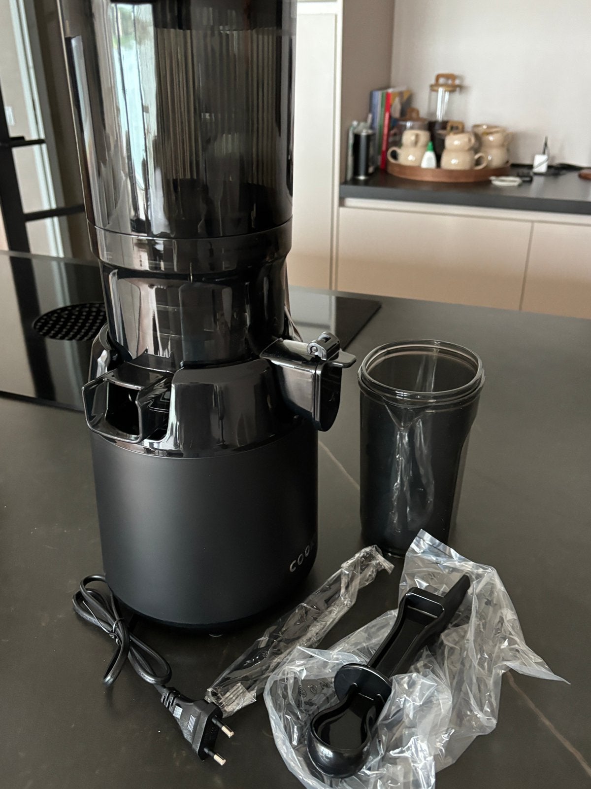 Nieuw COOK-IT Slowjuicer XL, Ophalen of Verzenden, Nieuw, Zwart, Overige merken