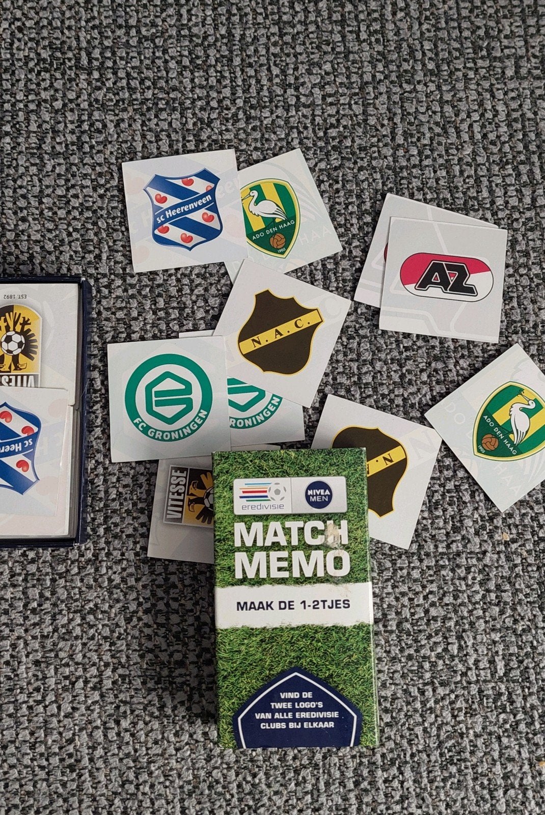 memory met voetbalclub logo's, Verzamelen, Ophalen of Verzenden, Nieuw