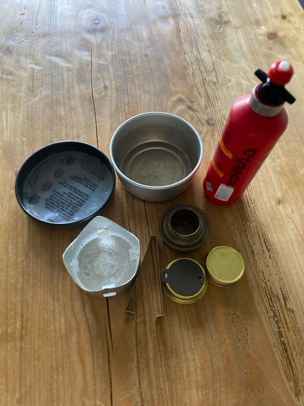 Mini Trangia brander 28T, Ophalen of Verzenden, Zo goed als nieuw