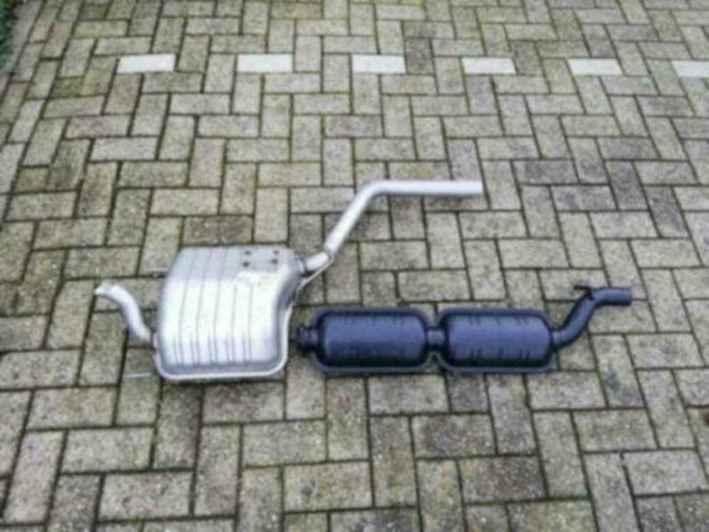 Uitlaat Mercedes C220 / C250 1993-1998 Diesel Achterdemper, Auto diversen, Ophalen of Verzenden, De Rie Automaterialen, Info@derieautomaterialen.nl