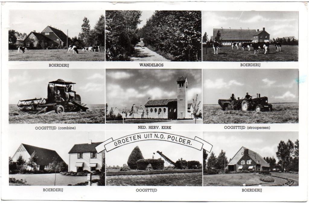 Noord Oostpolder  Groeten uit, Ophalen of Verzenden, Gelopen, Flevoland