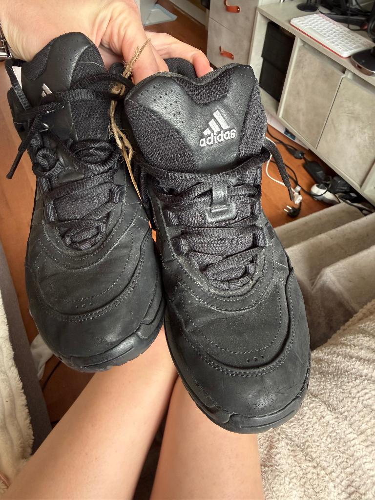 Vintage Adidas Adiprene Y2K Sneakers 2002 – Maat 40, Ophalen of Verzenden, Zwart
