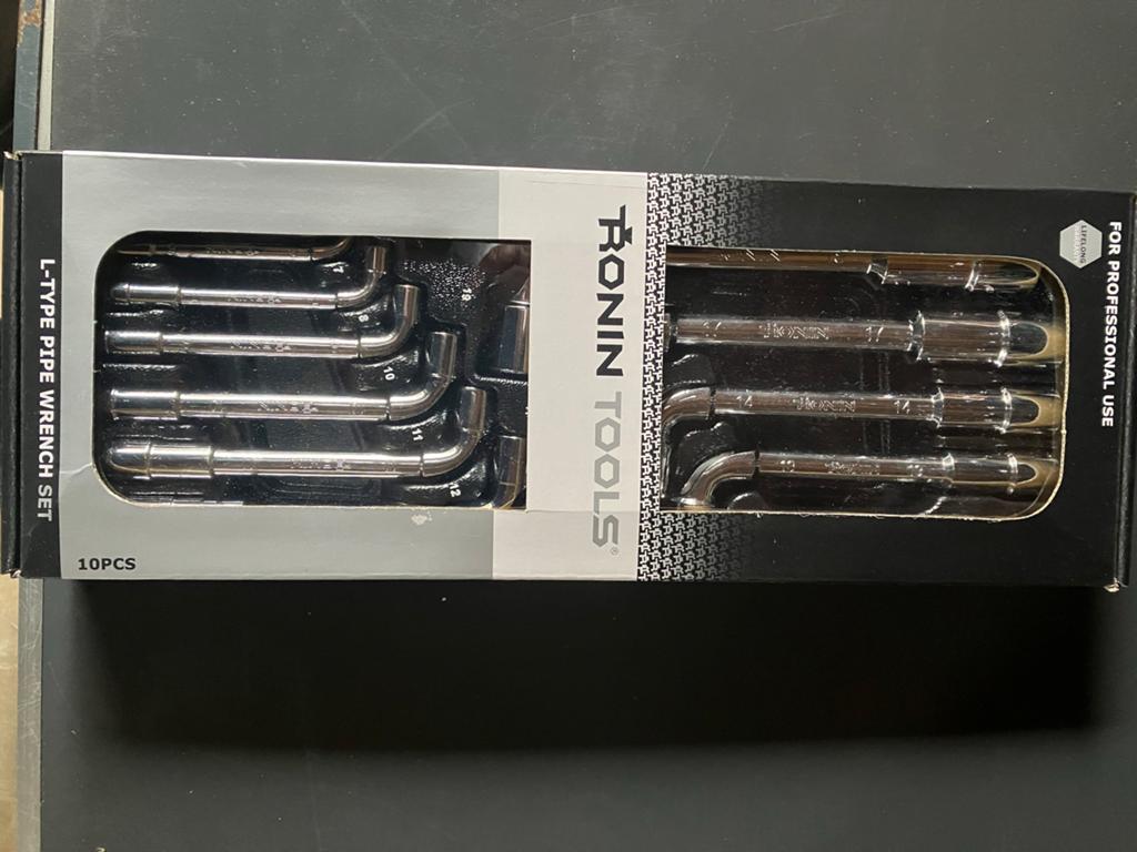 Ronin Tools L-Type Pijpsleutel Set - 10-delig, Ophalen of Verzenden, Nieuw