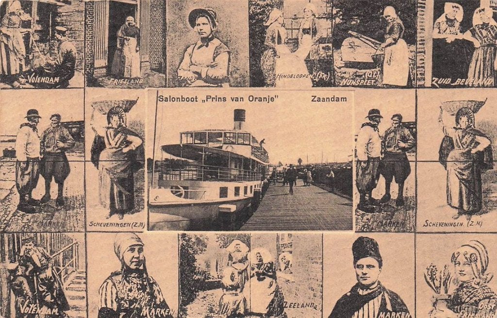 703-386-029 Salonboot Prins van Oranje Zaandam, Verzenden, Voor 1920, Noord-Holland