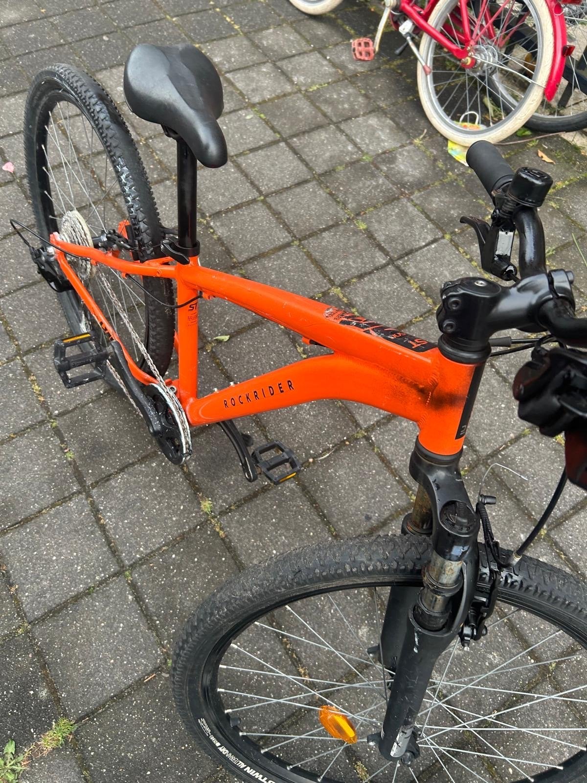 Rockrider ST 500 Mountainbike - Oranje, Fietsen en Brommers, Fietsen | Mountainbikes en ATB, Overige merken, Hardtail, Heren, 49 tot 53 cm