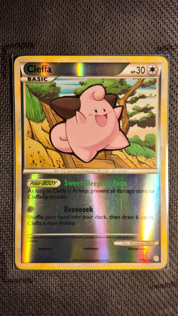 Cleffa 17 HeartGold & SoulSilver | Pokemon kaart, Ophalen, Zo goed als nieuw, Losse kaart, Foil
