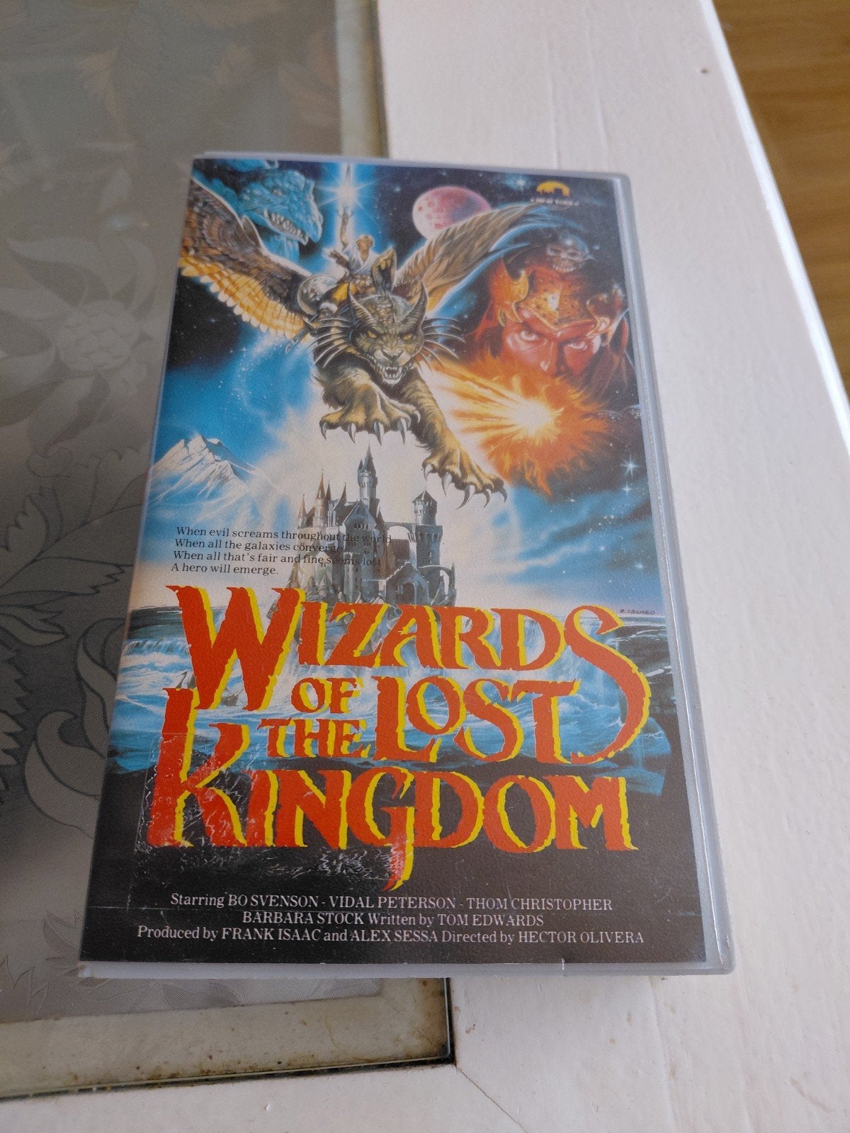 Wizards of the Lost Kingdom (1985) Zeldzame Nederlandse VHS, Gebruikt, Ophalen of Verzenden, VHS, Vanaf 9 jaar