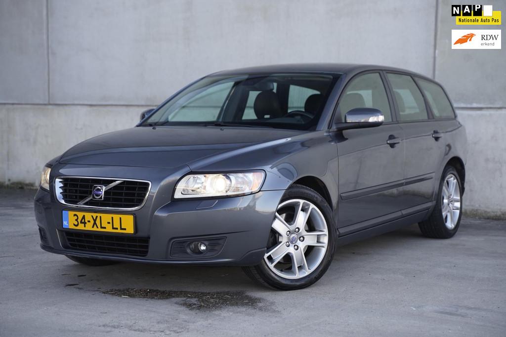 Volvo V50 2.4 Edition II Automaat, Leder, 1ste eigenaar! NAP, Auto's, Volvo, Bedrijf, Te koop, V50, ABS, Airbags, Airconditioning