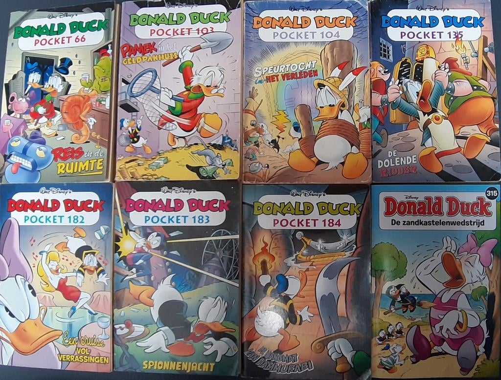 Pocket Donald Duck, Europa, Ophalen of Verzenden, Zo goed als nieuw, Meerdere comics