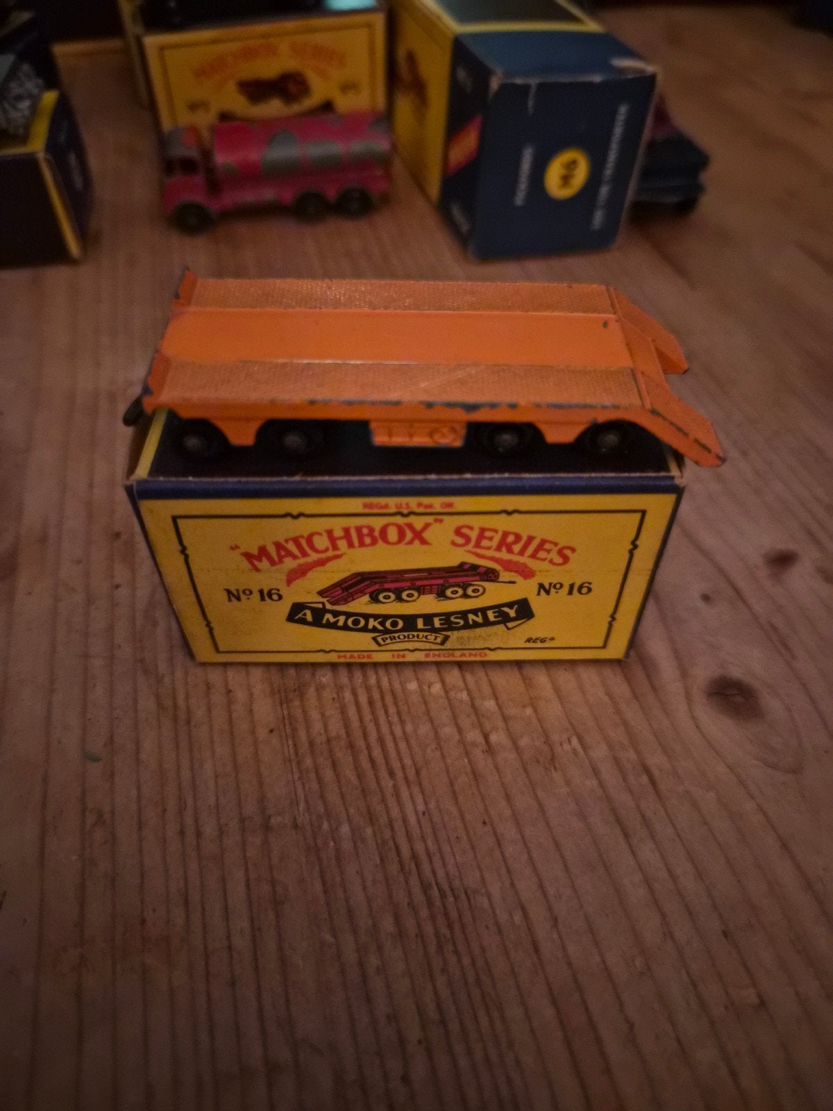 Matchbox series nr 16 Atlantic transporter, Ophalen of Verzenden, Zo goed als nieuw, Bus of Vrachtwagen, Matchbox