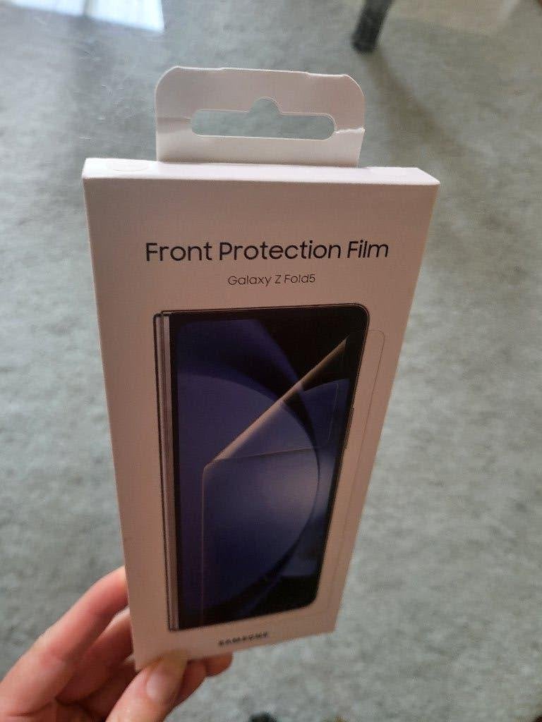Originele Samsung Front Protection Film – Galaxy Z Fold5, Ophalen of Verzenden, Nieuw, Zwart, Galaxy Z Fold