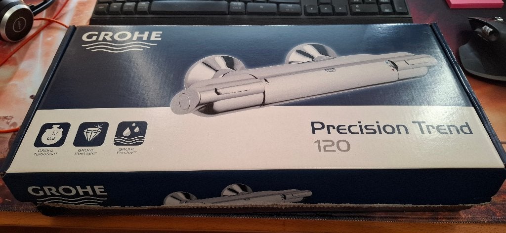 Grohe Precision Trend douchekraan 12 cm, Ophalen, Nieuw, Chroom, Douche