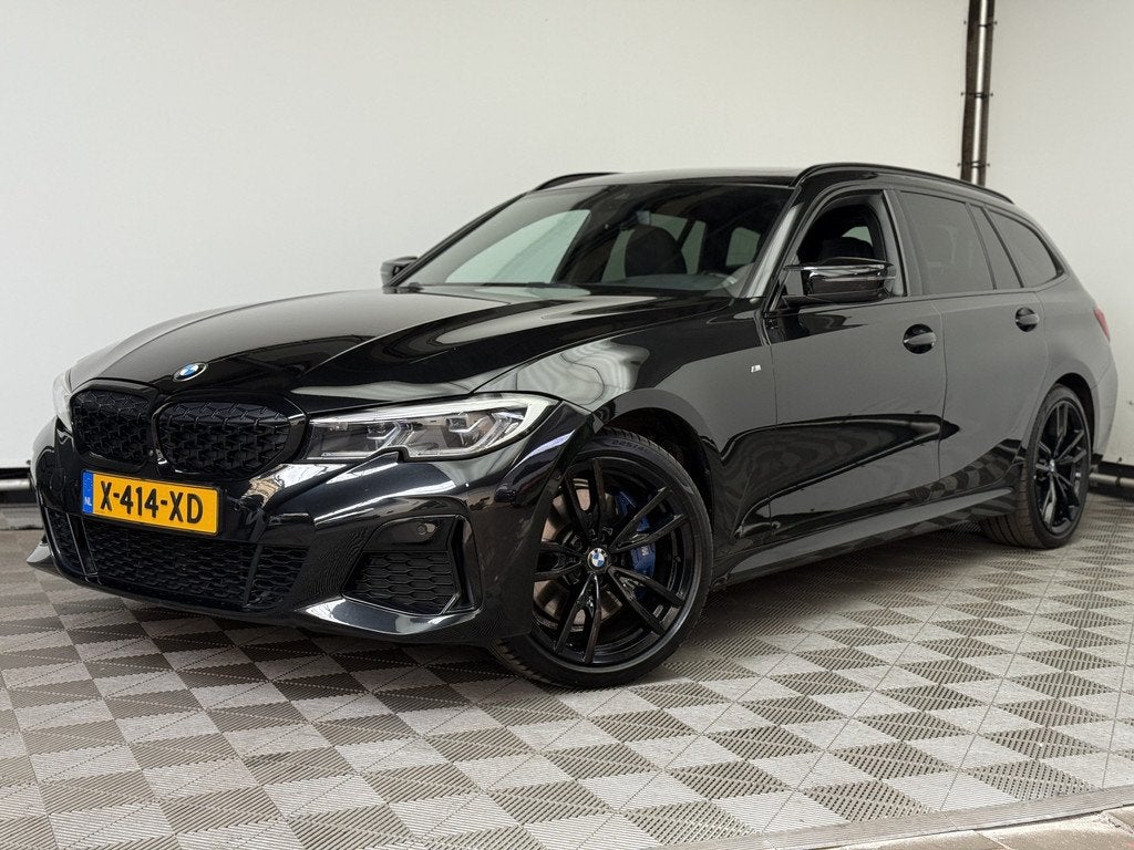 BMW 3 Serie Touring M340i xDrive High Executive Zeer Complet, Auto's, BMW, 1780 kg, Met garantie (alle), Zwart, Leder