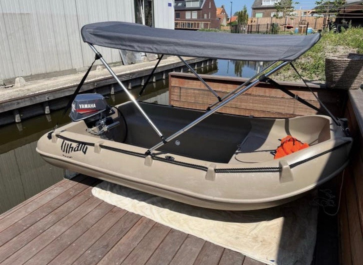 Whaly / polyester / sloepen bimini top zonnedoek, Ophalen of Verzenden, Zo goed als nieuw