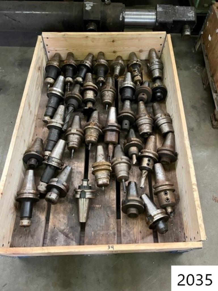 2034. Freeskop / spantang houder / gereedschap houder / SK50, Ophalen, Gebruikt
