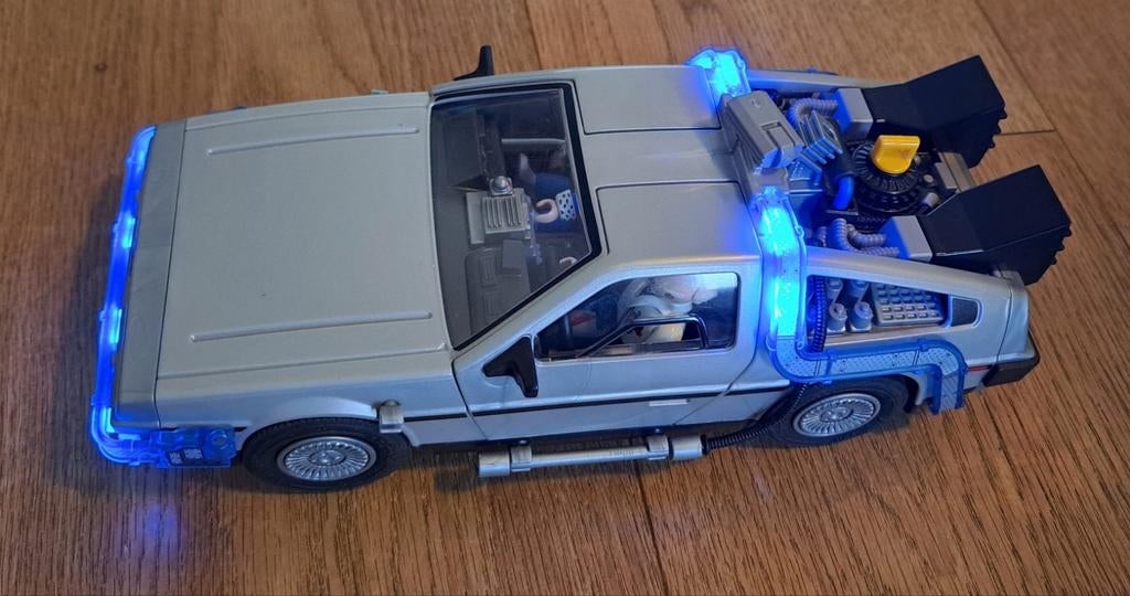 Delorean bijna als nieuw Back to the Future incompleet, Ophalen of Verzenden, Zo goed als nieuw