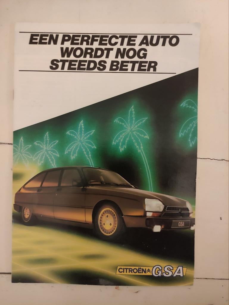 Citroën GSA brochure, Ophalen of Verzenden