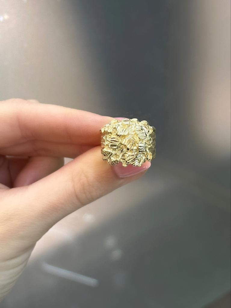 18KT Goud - Piet Piet Ring - 15.4 Gram - Ring - Herenring, Ophalen, 20 of groter, Nieuw, Goud