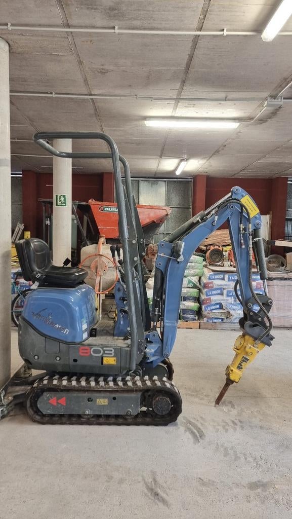 MINIGRAVERS + electische neuson 803 NIEUWSTAAT, Ophalen of Verzenden, Graafmachine