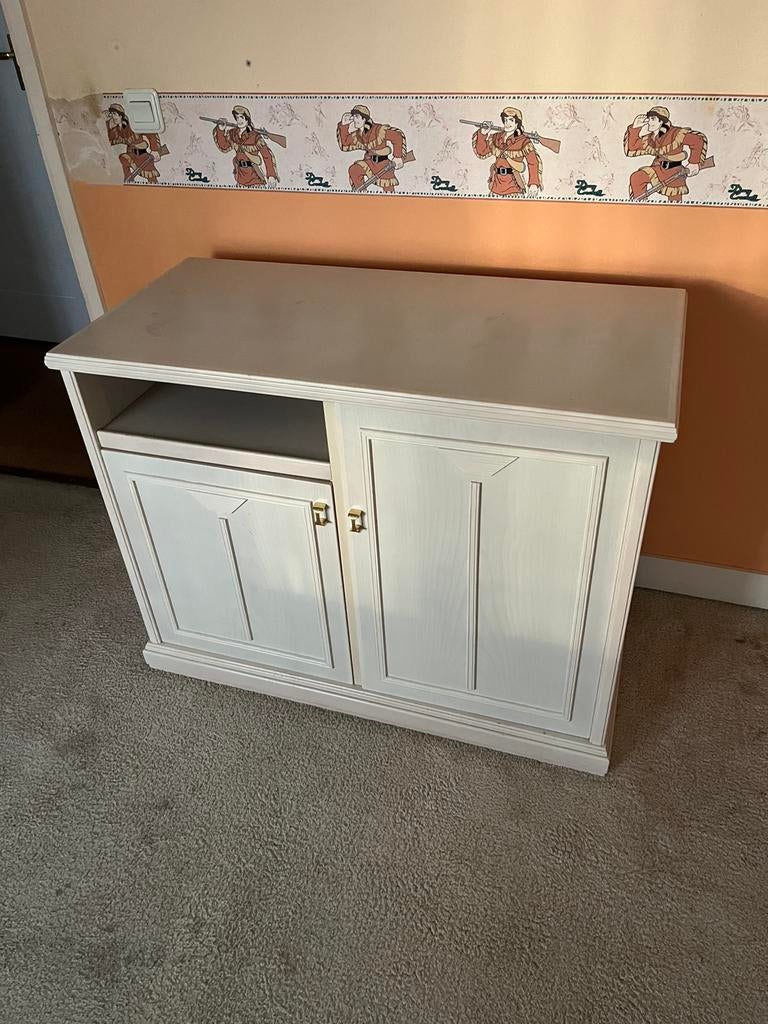 TV-meubel, klein dressoir te koop!, Ophalen, Gebruikt, 25 tot 50 cm, Met deur(en)