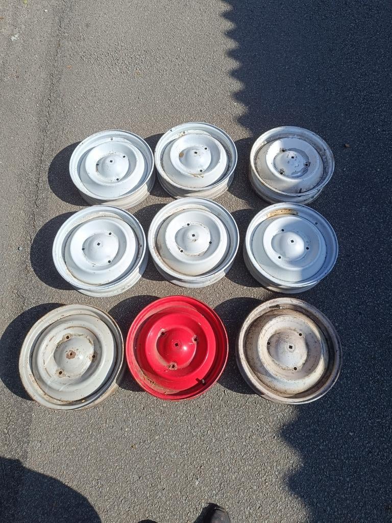 Velgen en banden voor Citroën 2cv eend dyane of mehari, Ophalen of Verzenden, Metaal of Aluminium