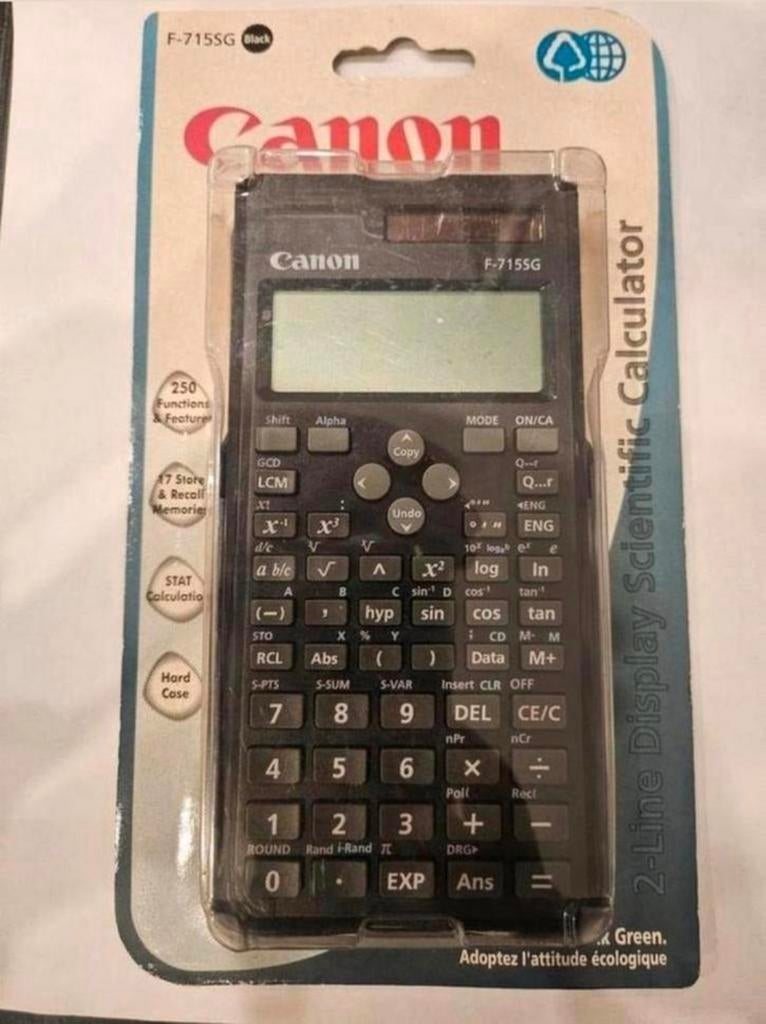 Canon F-715SG Wetenschappelijke Rekenmachine - Nieuw, Ophalen of Verzenden, Grafische rekenmachine, Nieuw