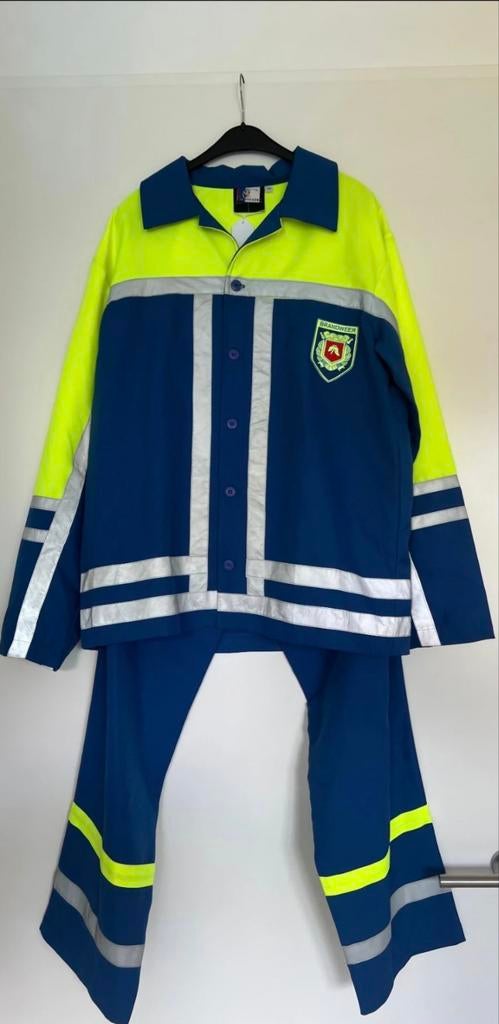 Brandweermanpak...leuk voor de carnaval...NIEUW!!, Kleding | Heren, Ophalen of Verzenden, Nieuw, Maat 56/58 (XL)