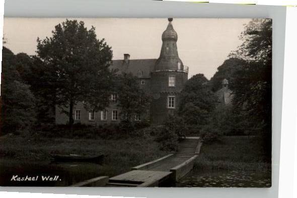 Kasteel Well Newo FOTOKAART, Verzenden, 1920 tot 1940, Ongelopen, Limburg
