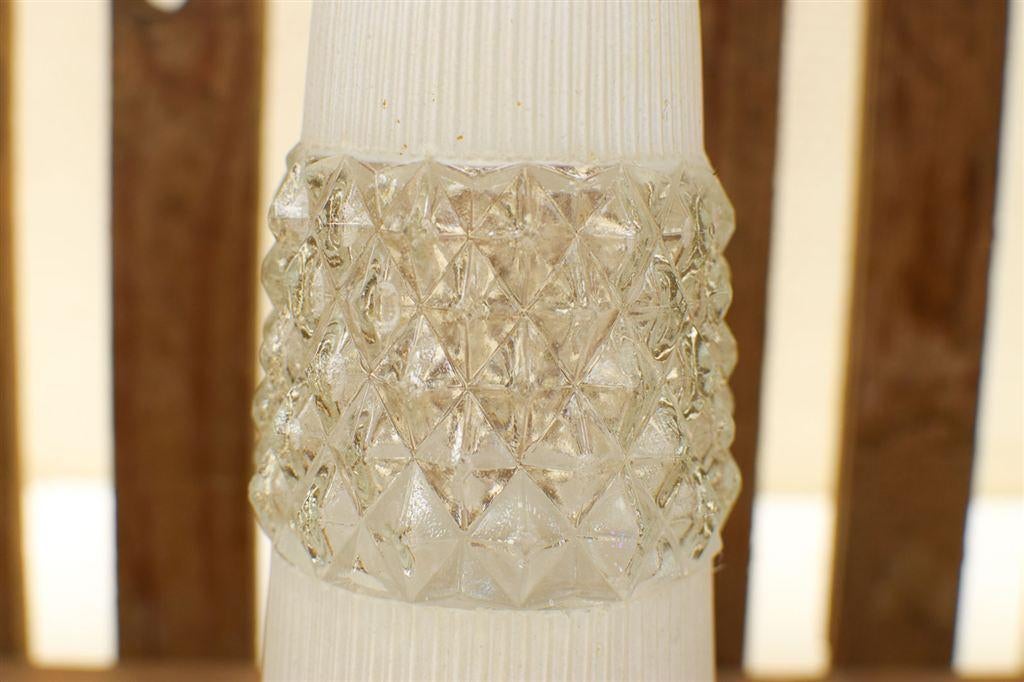 Vintage glazen olielamp glaasje 48053, Ophalen of Verzenden, Gebruikt