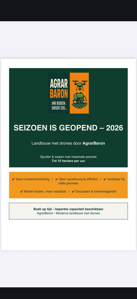 .Klaver /graszaad/ groenbemester /strooien/spuiten/ stuifdek, Ophalen of Verzenden, Zaaien, Planten of Poten
