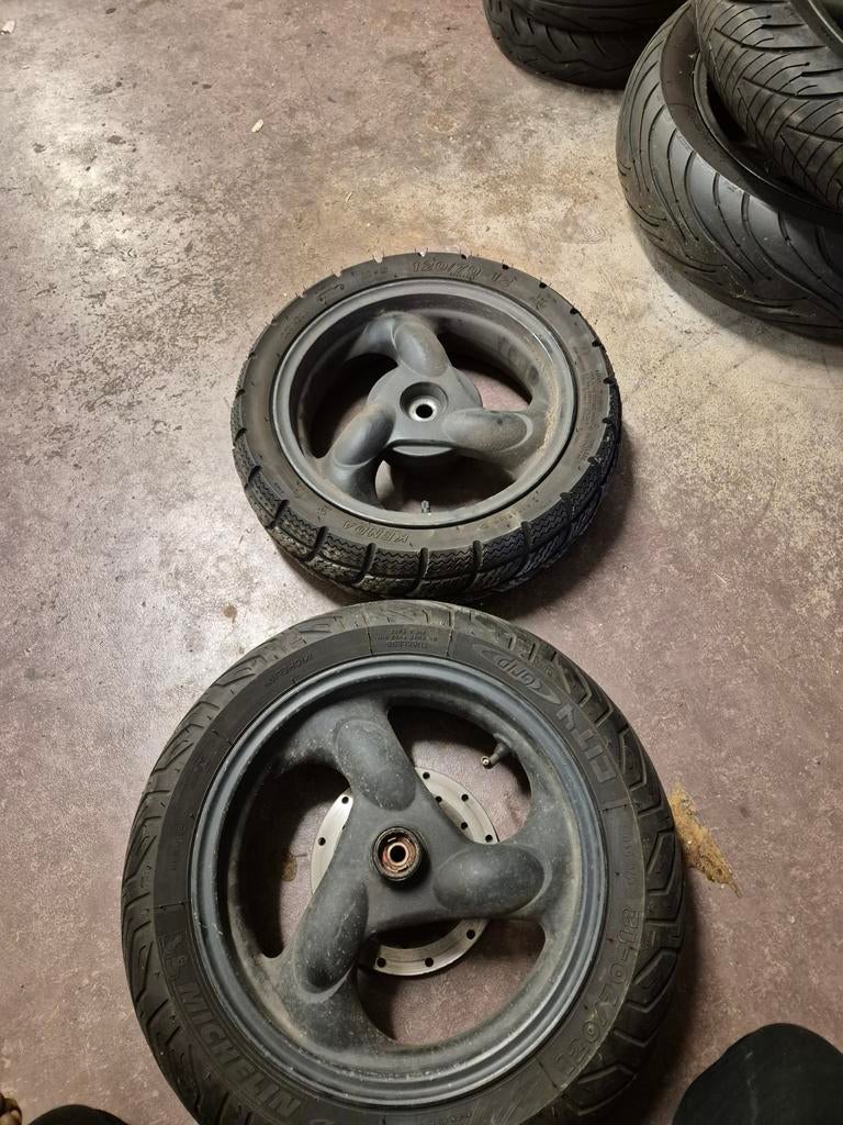 Velgen / wielen met banden kymco agility 12 ", Gebruikt, Overige typen, Ophalen of Verzenden, .