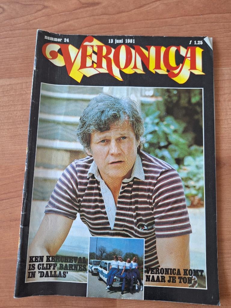 Veronica 1981 Dallas Doe Maar Johnny Lion Adam Ant Kiss, Ophalen of Verzenden, 1980 tot heden, Nederland, Tijdschrift