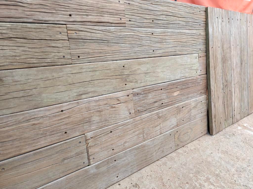 Schitterend oud hout! Wandbekleding, vloer etc. 55m² +++, Doe-het-zelf en Verbouw, Hout en Planken, Ophalen, Overige houtsoorten