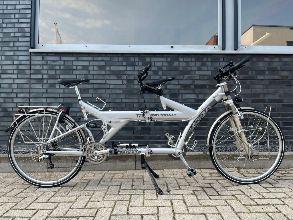 Koga Miyata TwinTraveller Tandem Vouwbaar ZGAN!, Fietsen en Brommers, 53 tot 57 cm, Opvouwbaar, Ophalen of Verzenden, Zo goed als nieuw