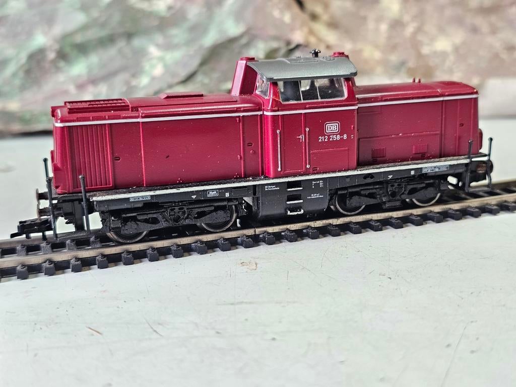 Modeltrein Ho fleischmann V-212 diesellok zgan, Hobby en Vrije tijd, Ophalen of Verzenden