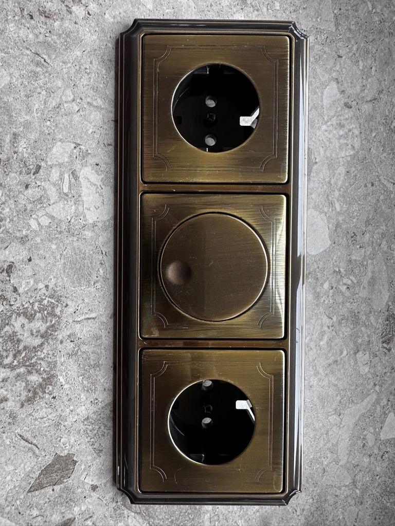 Merten Antique Brons Schakelmateriaal - Groot Lot, Doe-het-zelf en Verbouw, Elektra en Kabels, Nieuw, Schakelaar, Ophalen