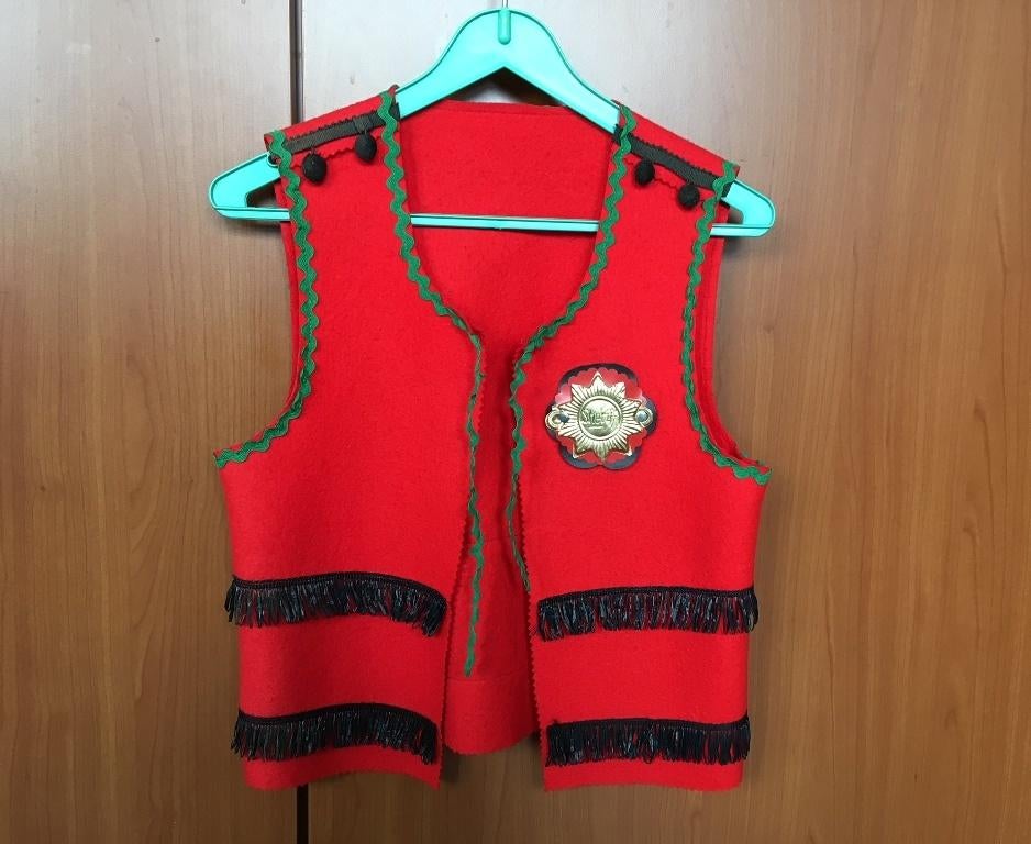 Cowboypak voor kind (6-9 jaar): broek + hesje, Kinderen en Baby's, Kinderkleding | Overige, Gebruikt, Jongen of Meisje, Ophalen of Verzenden