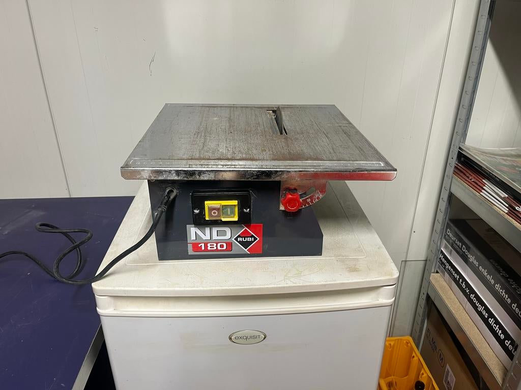 Rubi ND-180 Tegelzaagmachine / Verstekzaag - Draagbaar, Ophalen, Gebruikt, Minder dan 600 watt, Overige typen