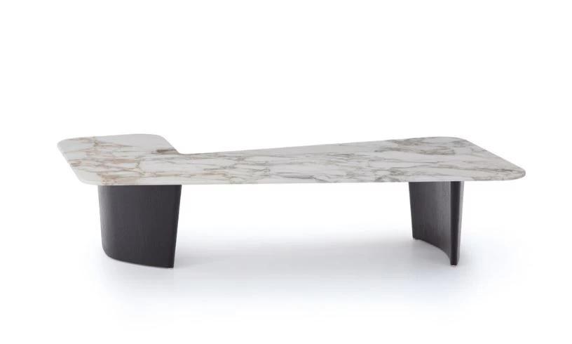 Minotti Song corner Console in duurste marmer calacatta Oro, Info@micheldethouars.nl, Minotti, 9723 CA, Ophalen of Verzenden