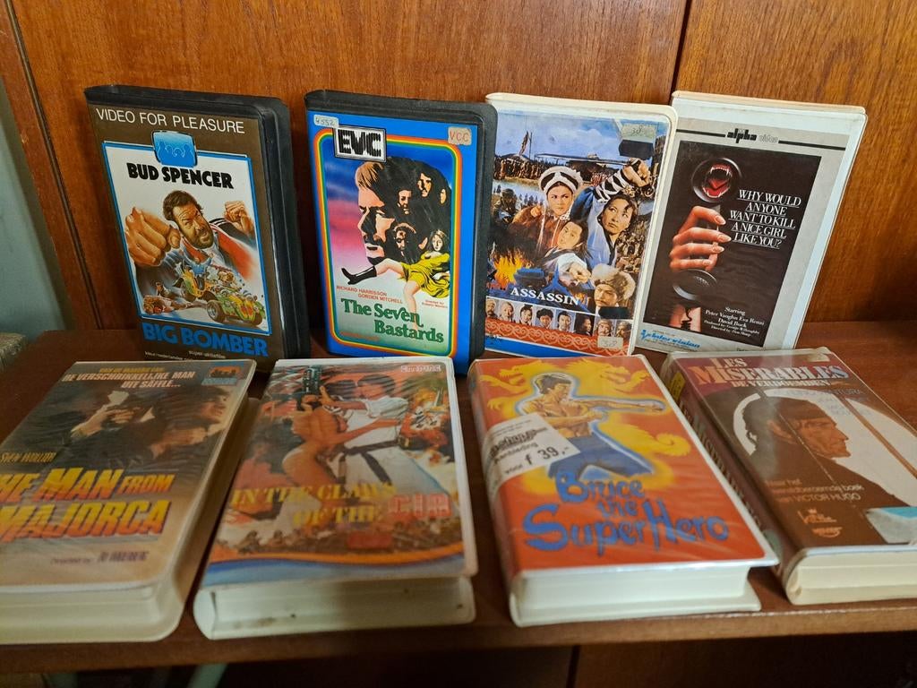 cult video's vhs horror zeldzaam  karate Bruce Lee, Vanaf 16 jaar, Ophalen of Verzenden, Gebruikt, Horror