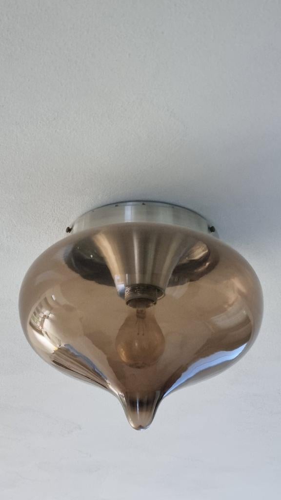 Plafondlamp ‘Druppel’ van Dijkstra, 1970s | 30 cm, Huis en Inrichting, Lampen | Plafondlampen, Ophalen of Verzenden