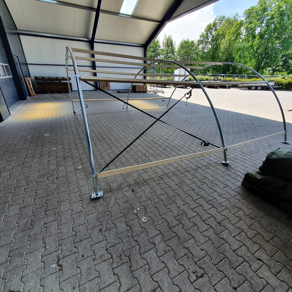 Legertent Boogtent 5 x 5 leger tent opslag nieuw frame, Ophalen, Gebruikt